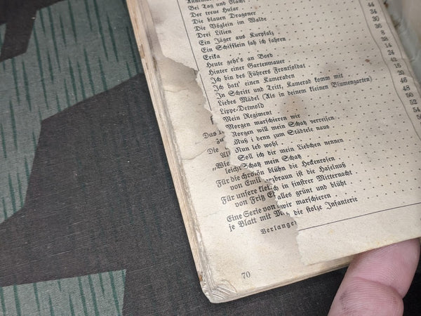 Du und Deine Harmonika Soldatenlieder Book