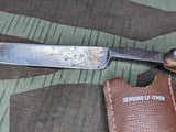 Straight Razor with Wood Handle