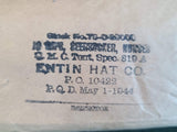 NOS 1944 Roll of 10 Seersucker Nurse Hats
