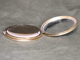 US Army Sweetheart Gold Glitter Compact