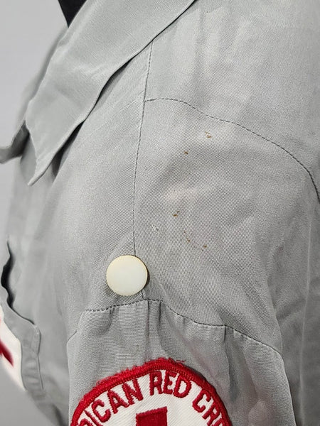 Red Cross Gray Lady Uniform Dress <br> (B-41" W-32" H-38")