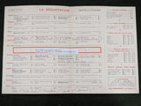 Hotel Scribe 1930s Paris France Menu