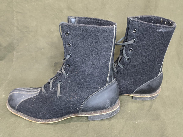 Black Felt Boots New Old Stock (Arctic Air Corps?)