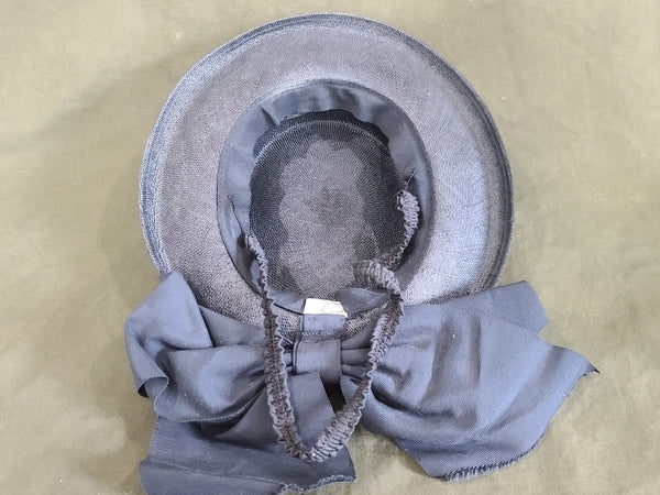 Black and White Tilt Hat