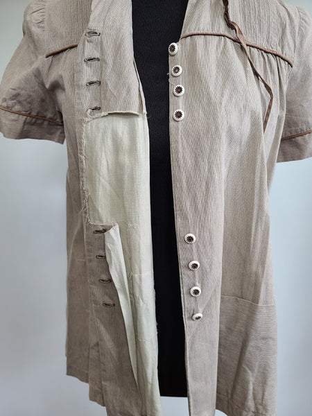 Brown Maternity Blouse <br> (B-37" W-41")