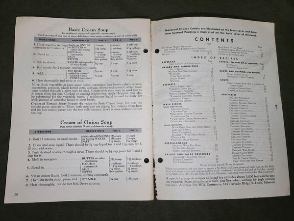 Wartime Meals Recipe Book 1942