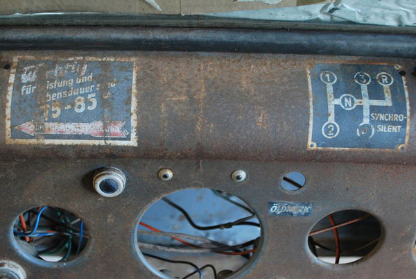German Ford V3000S Shift Pattern Decal US Transmission