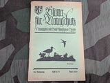 Blätter für Naturschutz - Booklet for Nature Protection 1941