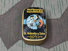 Marburger Kautabak Chewing Tobacco Tin