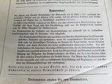 Reichstreubund Ehemaliger Berufssoldaten Leaflet 1938