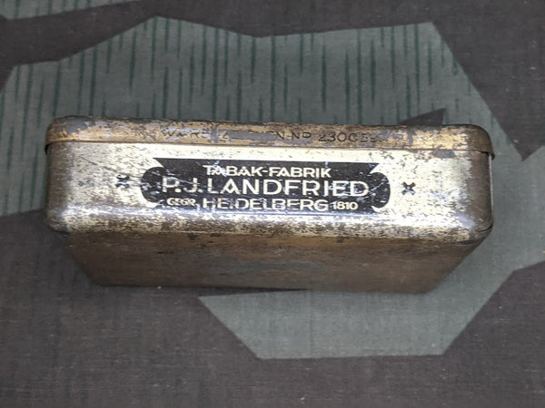 Landfried Blaukreuz Tobacco Tin Empty