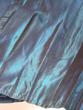 Blue Shiny Iridescent Dress <br> (B-40" W-31" H-48")