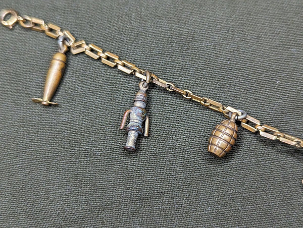 Army Charm Bracelet (Intricate Detail)