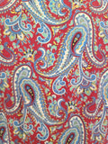 Red Paisley Dress with Beading <br> (B-41" W-34" H-41")