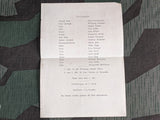KDF Theater Playbill (with Air Raid Instructions)