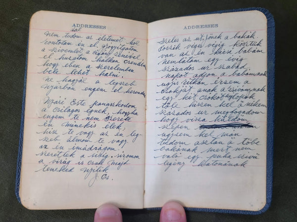 1942 Diary Belonging to GI