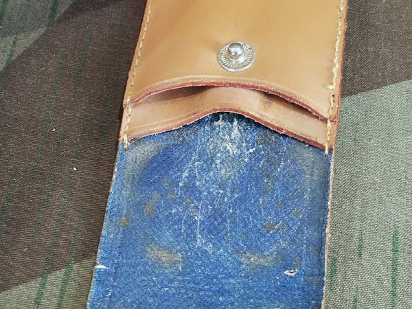 Small Leather Pouch Hygiene Set