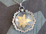 Edelweiss Flower Necklace 800 Silver