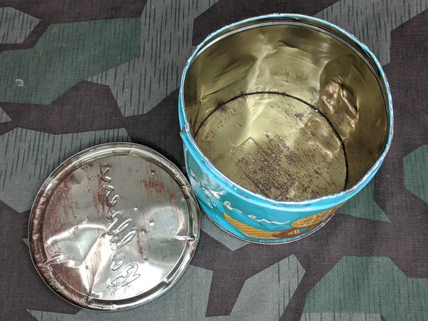 Dented Bahlsen Express Cookie Tin