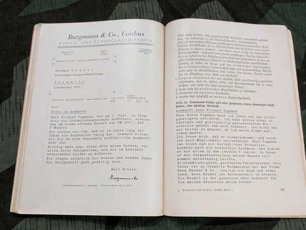Book About Filling Out Paperwork 1940