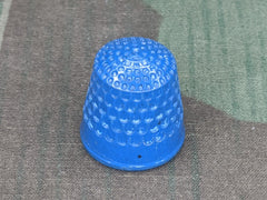 German Blue Bakelite Thimble