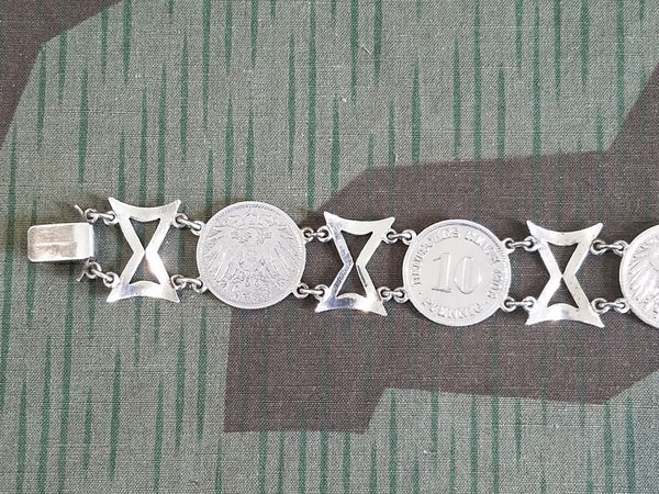 Deutsches Reich Pfennig Coin Bracelet 1906