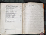 Hitler Jugend HJ Song Book Hand Written Extra Song 1935