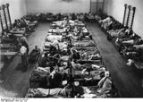 German Army Blanket - Three Red Stripe