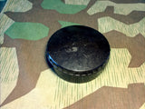 Round Black Bakelite Container
