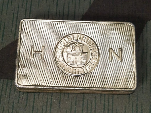 German WWII HN Güldenring Tropenpackung 25 Cigarette Tin