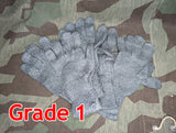 Gray Wool Gloves Economy German Reenactment Gloves