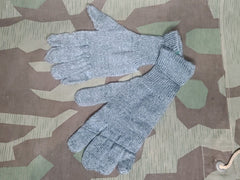 Gray Wool Gloves Economy German Reenactment Gloves