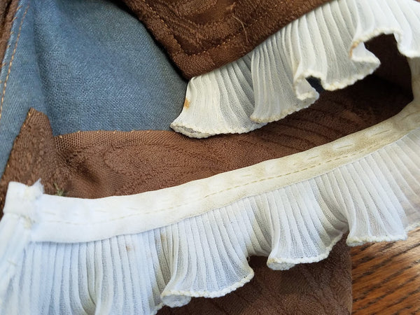 German Brown Traditional Dirndl Blouse (B-41" W-33")