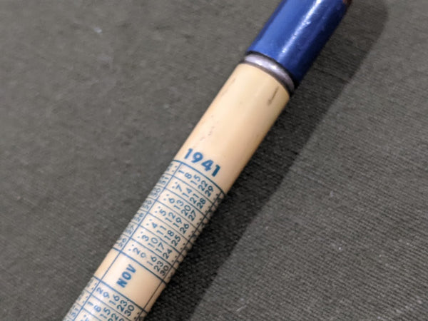1941 Calendar Pencil