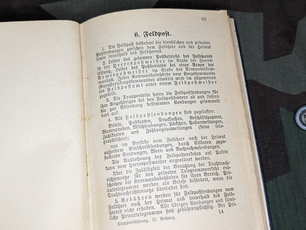 H. Dv. 300 Truppenfuhrung Book 1934 (as-is)