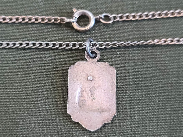On ne Passe Pas French WWI Sweetheart Tank Necklace
