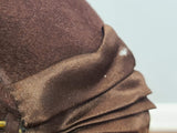 1920s Brown Cloche Hat