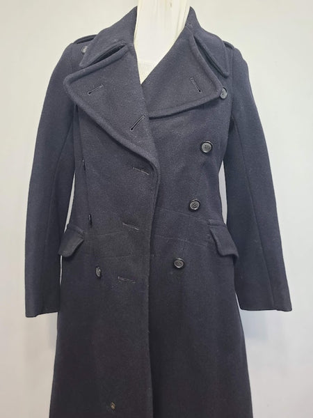 British Women's Civil Defense ARP or NFS Greatcoat 1943 <br> (34" bust)