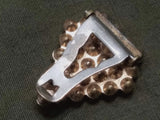 Lot of 2 Earrings (one Sterling) and Fur Clip