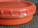 Original 1/4 Turn Orange Butter Dish