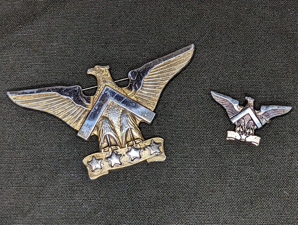 Sweetheart In Service Eagle Pins (Set of 2)