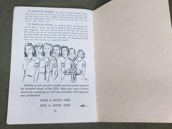 Hail Hostess USO Booklet
