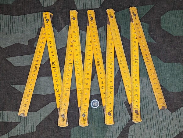 Old German Folding Measuring Stick 2 Meter