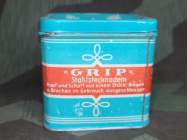 Large Grip Stahlstecknadeln Sewing Pin Tin
