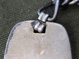 Blank US Sterling ID Bracelet