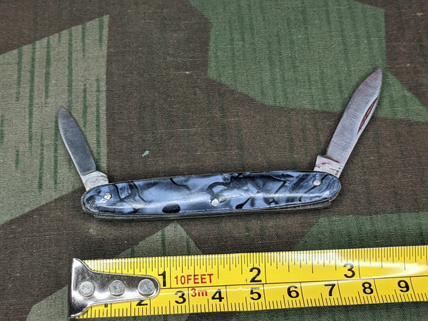 Blue Celluloid Pocket Knife