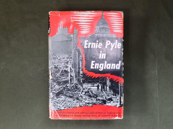 Ernie Pyle in England 1941 Book First Edition