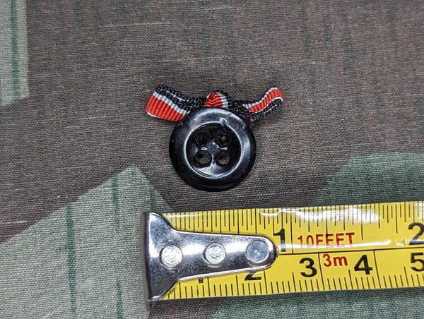 Iron Cross Ribbon Lapel Button