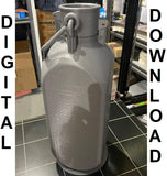 DIGITAL DOWNLOAD 5L Trinkwasser .STL Files Lid & Bottle