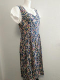German Sleeveless Flower Dress and White Undershirt <br> (B-39" W-31" H-48")